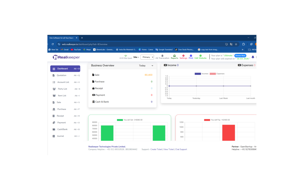 RealKeeper Accounting Software