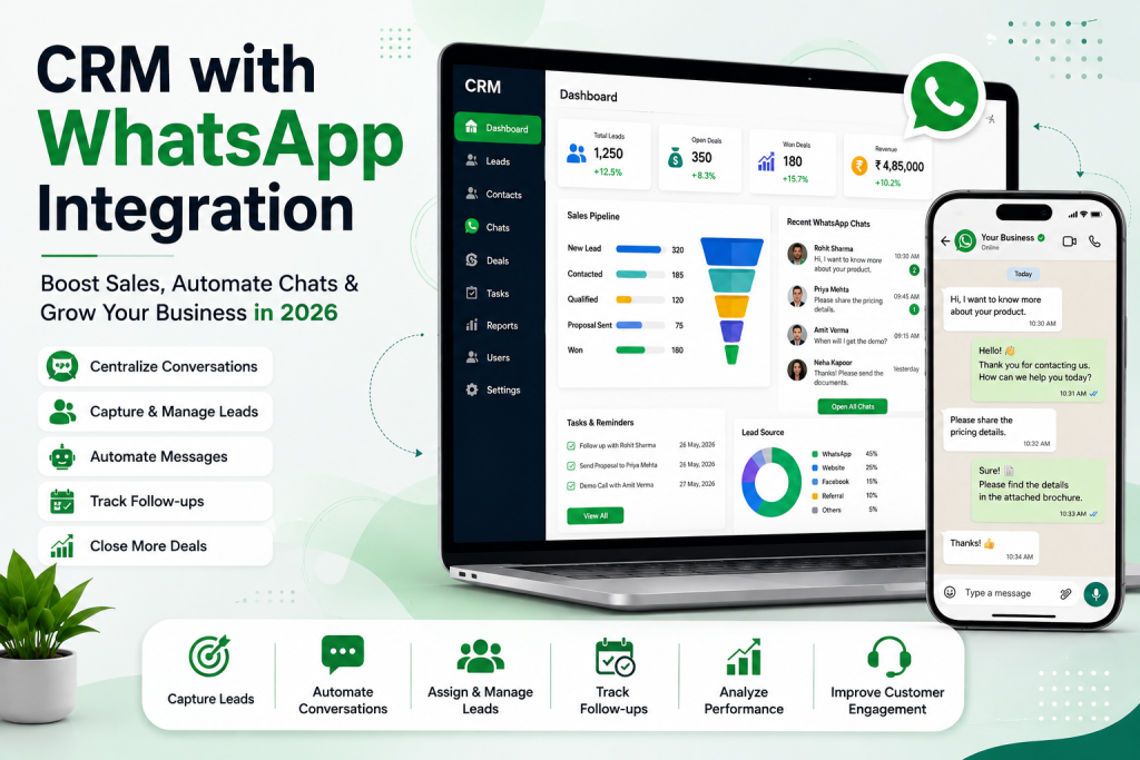 CRM and WhatsApp Integration Dashboard