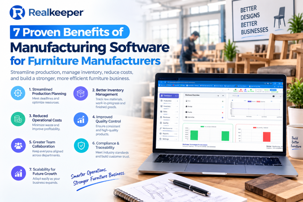 Manufacturing software for furniture manufacturers