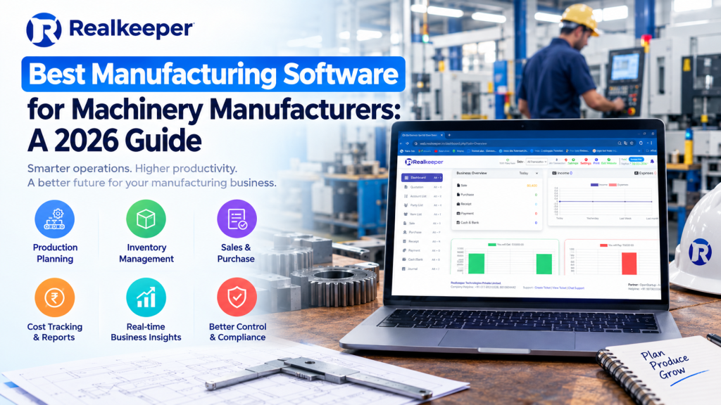 manufacturing software for machinery manufacturers for small business