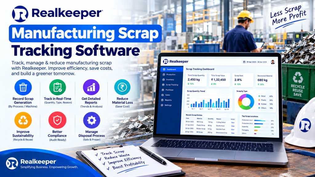 Manufacturing Scrap Tracking Software